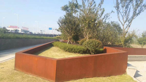 长阳耐候钢挡土墙
